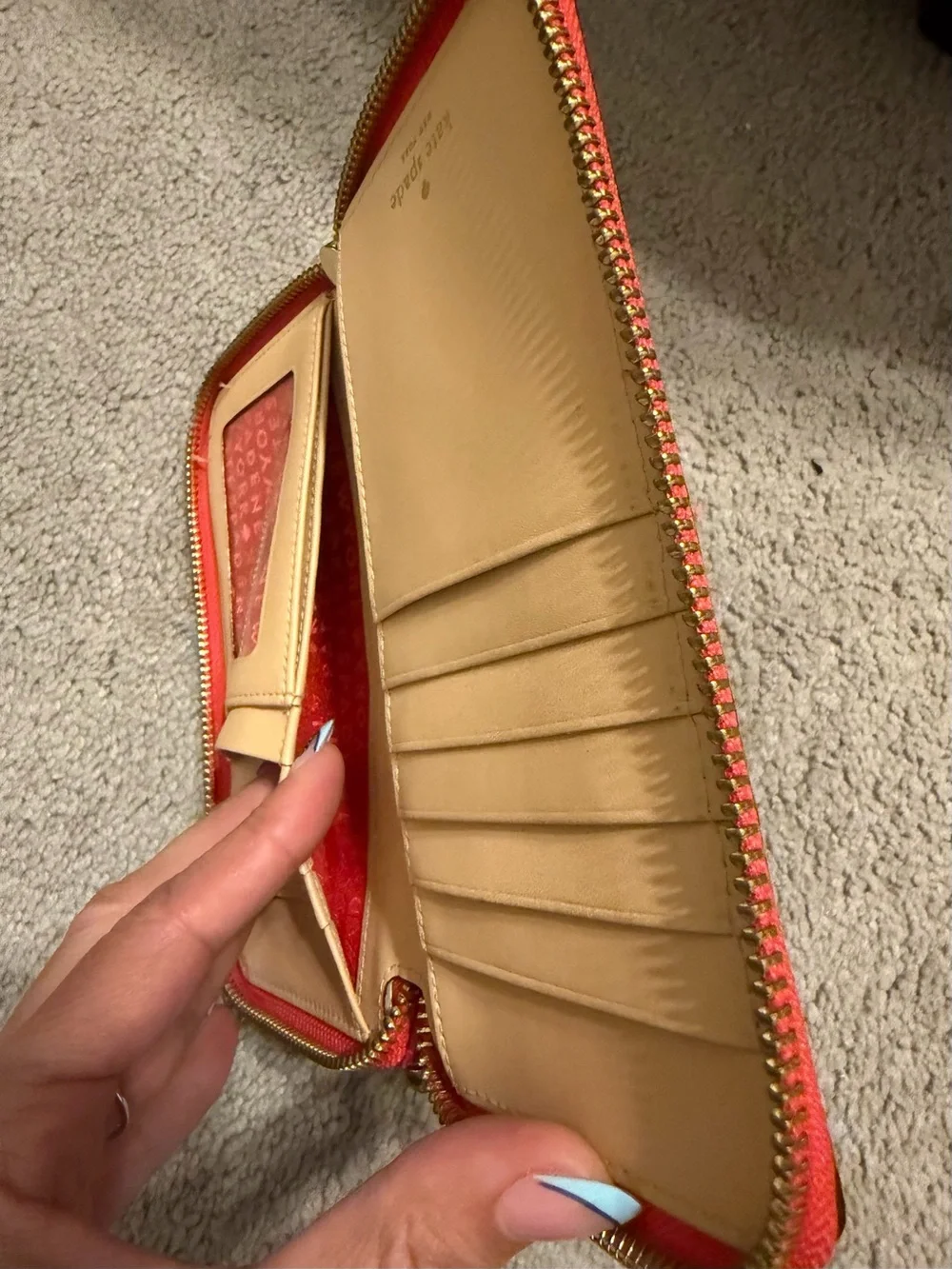 kate spade compact zip